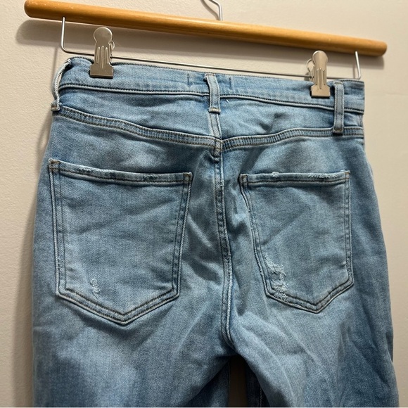 Agolde Sophie Mid Rise Ankle Jeans light wash, size 27 - Picture 7 of 8